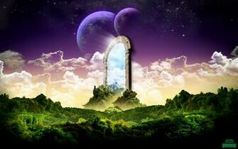 Universe Door Wallpaper HD