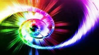 Multi Colored Wallpaper Spiral And