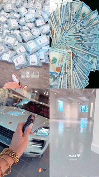 That Girl Luxury Life Inspirational Wallpaper Mood Board