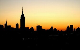 Skyline City Silhouette HD Wallpaper In Imageci
