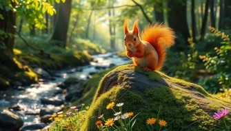 Red Squirrel Wallpaper