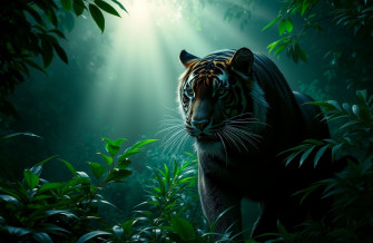 Black Tiger Wallpaper