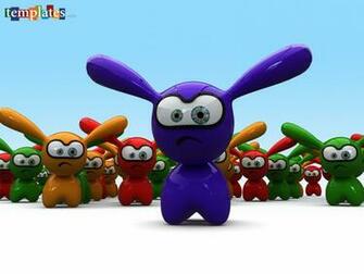 Funny 3d Rabbits Desktop Pc And Mac Wallpaper