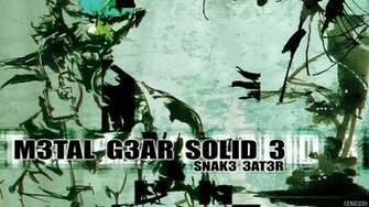 Video Game Metal Gear Solid Snake Eater Wallpaper