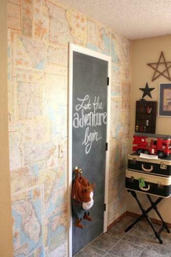 Wallpaper Diy Maps Bedrooms Atlas Logan