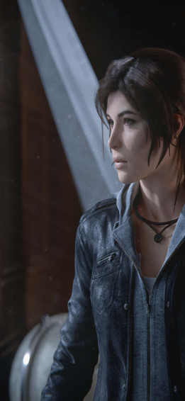 iPhone Xs Max Rise Of The Tomb Raider Background Wallpaper