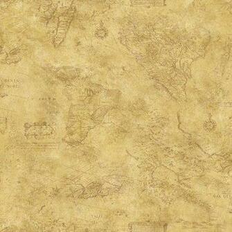 Wallpaper Blue Mountain American Inspirations Map Toile