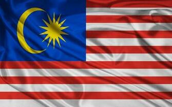 Malaysia Flag Wallpaper Stock Photos