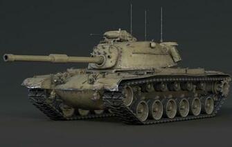 Wallpaper Render Tank Wot Patton M48 Image For Desktop