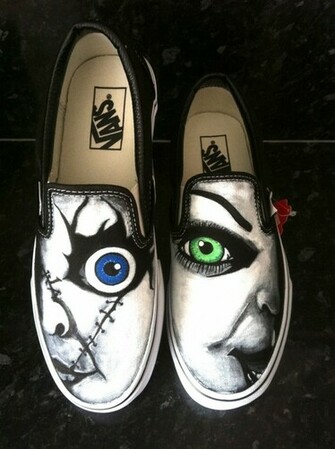 Bride Of Chucky Vans By Verybadthing