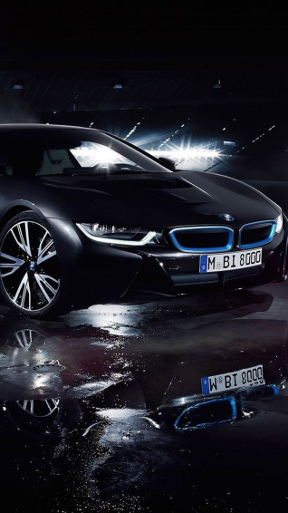 Awesome Bmw Black I8 Car Wallpaper For iPhone And Android