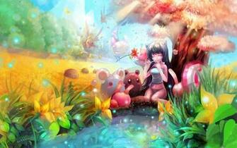 Cute And Colorful Anime Manga Wallpaper