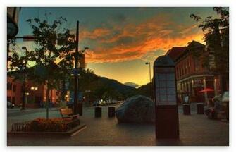 West End Of Pearl Street Mall Boulder Colorado Wallpaper