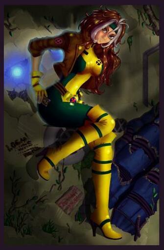 Rogue X Men Colored By Thesslian