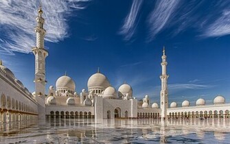 Zayed Grand Mosque Wallpaper Sheikh Stock Photos
