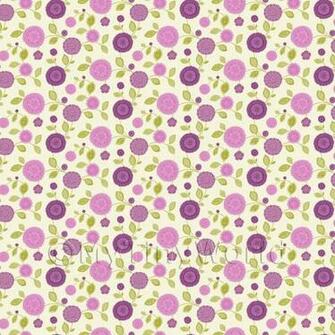 Dolls House Miniature Wallpaper Mixed Purple