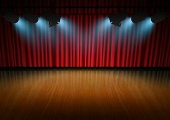 Stage Curtains Spotlight Red With Ourcurtains Net