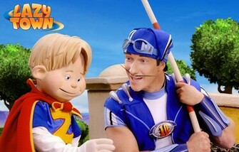 Lazytown Wallpaper Cartoonito Uk