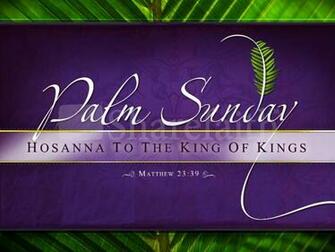 Palm Sunday Wallpaper