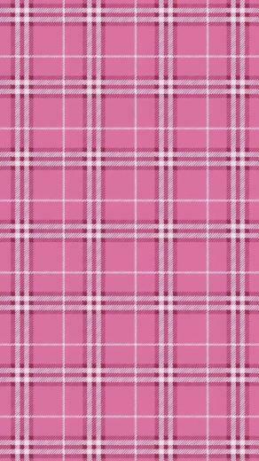 iPhone Pink Tartan Wallpaper Cases