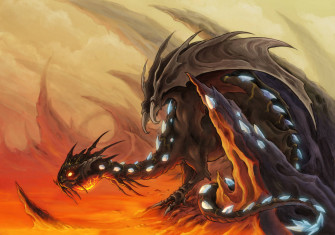 Lava Dragon Blue Spine 04wsbcrzmy0gssk1 Wallpaper