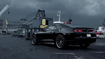 Wallpaper Chevrolet Camaro Black Cars Auto