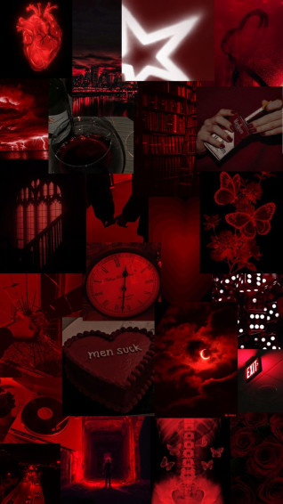 Dark Red Aesthetic Wallpaper