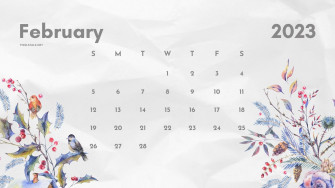 February Calendar Desktop Wallpaper Net