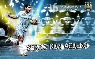 Kun Aguero Manchester City Fc Best Player Wallpaper