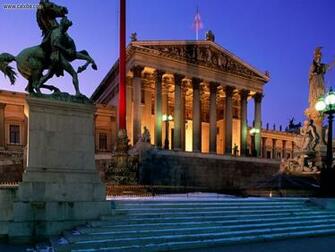Places Parliament Building Vienna Austria Desktop Wallpaper Nr