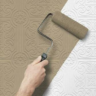 Allen Roth Paintable Wallpaper On
