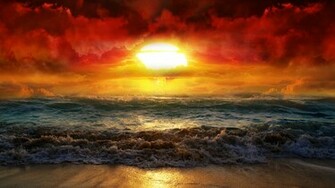Abstract Golden Sunrise Wallpaper Desktop HD