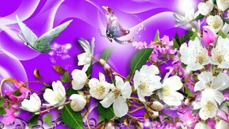 Purple Butterflies Wallpaper