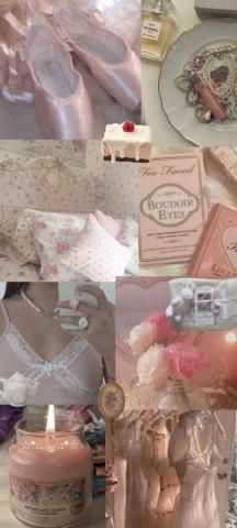 Coquette Wallpaper In Baby Pink iPhone Feminine