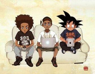 The Boondocks Bruhhhh And Goku Adorbs