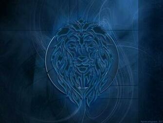 Wincustomize Explore Wallpaper Tribal Lion Blue