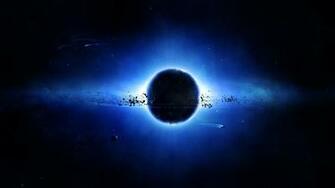Black And Blue Space Wallpaper The Art Mad