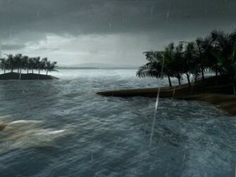 3d Animated Tropical Storm Screensaver With Sound And