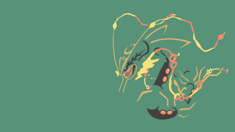 Mega Rayquaza Minimalist Wallpaper By Brulescorrupted