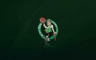 Boston Celtics Basketball Green Logo Background Jpg