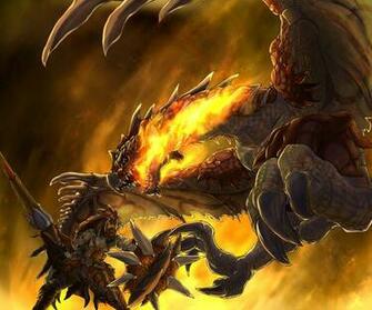 Fire Dragon Purple Blue Fantasy