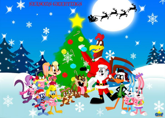 Cartoons Looney Tunes Christmas Toons Wallpaper Yahin