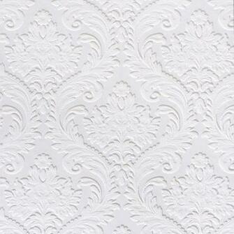 Large Scale Damask Wallpaper Grasscloth