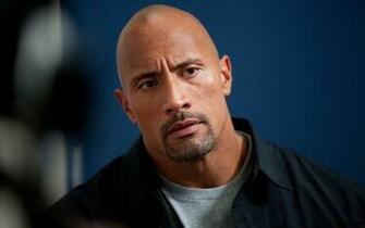 Wallpaper Wiki Dwayne Johnson Hollywood Actor Bald French Beard
