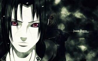 Uchiha Itachi Edo Tensei Resurrected Sharingan Eyes HD Wallpaper Anime