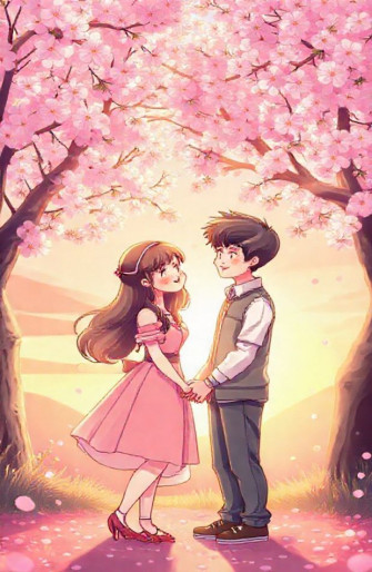 Cute Anime Couple Wallpaper