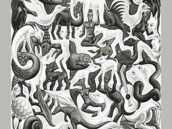 Escher Wallpaper Art Pictures Desktop Background Computer