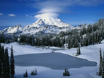 Snowy Mountain Wallpaper