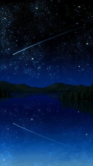 Shooting Star Sky Wallpaper For Galaxy S5