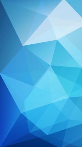 Blue Low Poly Wallpaper iPhone